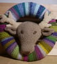 Highland Deer Crochet wreath