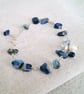 Gemstone Bracelet, Sterling Silver Jewellery, Blue Sodalite Bracelet - Image 4