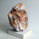 Macaque sketch sculpture. 