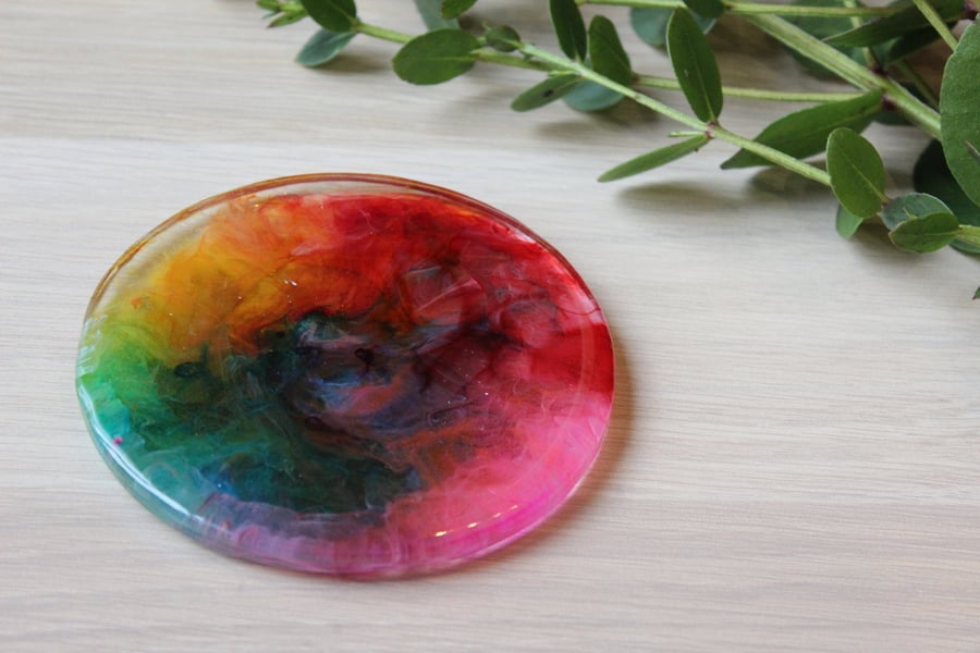 Customisable Colourful Resin Coasters