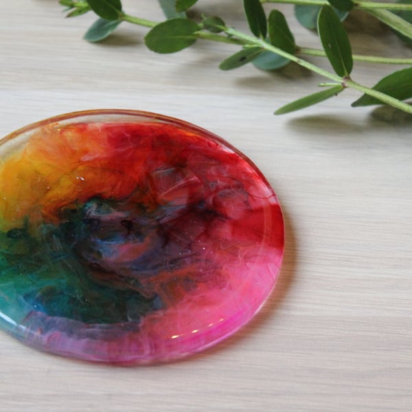 Customisable Colourful Resin Coasters