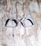 Sterling Silver Inverted Teardrop Stud Earrings (ERSSSTTD1) - UK Free Post