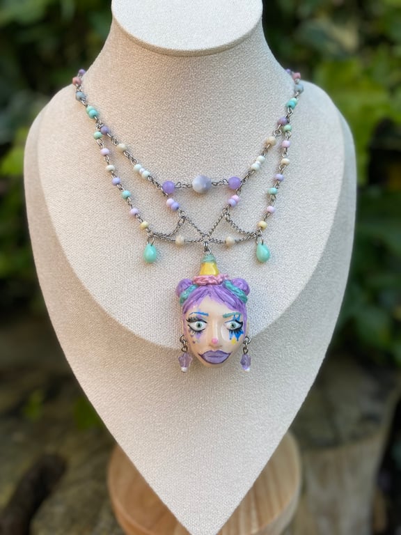 Cece - Clown Choker Necklace