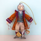 Jacob Marley Mmmcrafts Ornament Series, Wool Felt Christmas Tree Ornaments