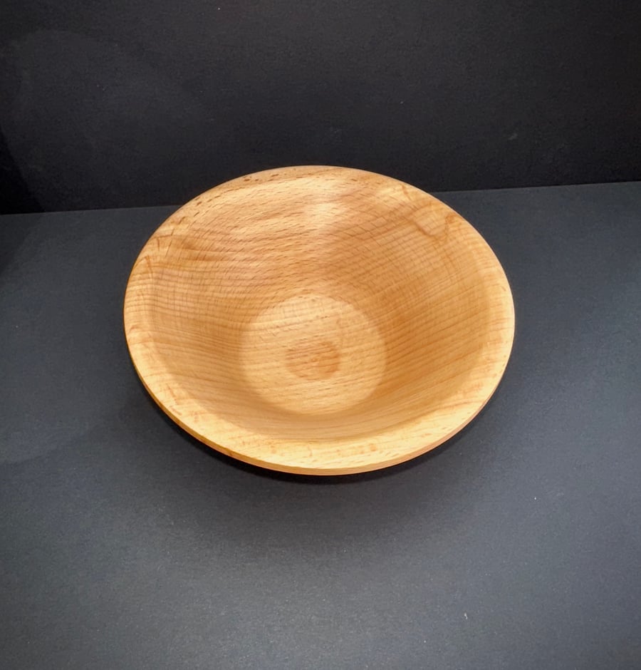 Turned ash dish
