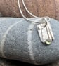 Silver Shoreline Necklace with Peridot  - Image 5