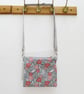 Gingham and Pink Flowers Crossbody Bag - Image 7