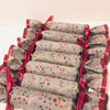 Reusable Fabric Christmas Crackers - Fill With Your Own Treats 