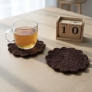 Handmade Crochet Coaster – 100% Cotton