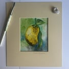 lemon watercolour painting