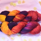 SAMPLE SALE! - luxury hand-dyed wool - 85% merino 15% nylon - 4ply sock yarn