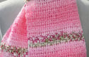 Pastel Shade Crocheted Scarves