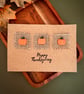 Autumn pumpkin birthday card seasonal harvest greetings thanksgiving wishes - Image 2