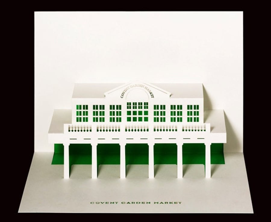 Covent Garden pop-up 3D card