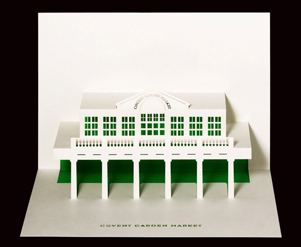 Covent Garden pop-up 3D card