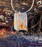 Silver and Gold Shoreline Necklace with Citrine - Image 3