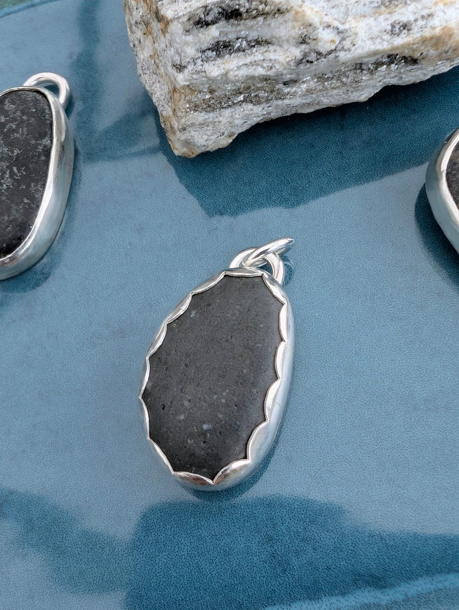Perfectly Imperfect - Newgale Pebble Pendant 