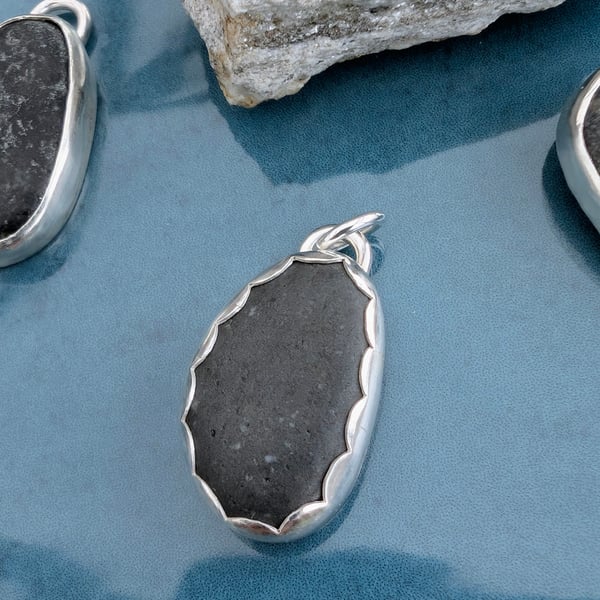Perfectly Imperfect - Newgale Pebble Pendant 