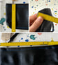 Black Floral Lined Inner Tube Bag - Old Stock - Super Seconds - Image 10