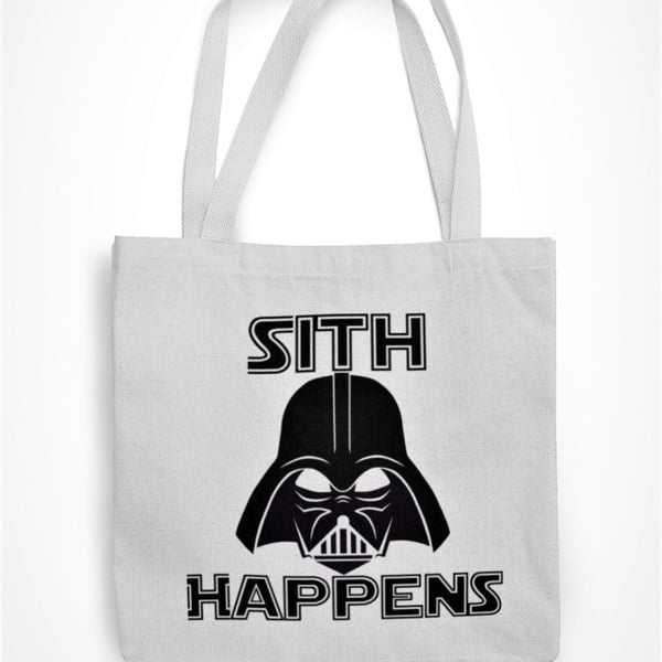 Sth Shit Happens Tote Bag Funny Novelty Star Wars Sci Fi Joke Funny Gift
