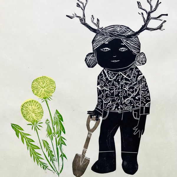 Girl with Dandelion