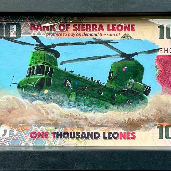 Chinook in Sierra Leone 