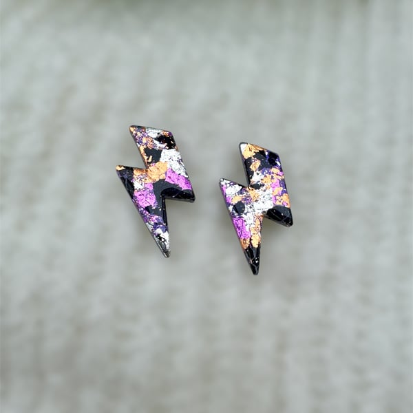 Striking Lightning Bolt Earrings