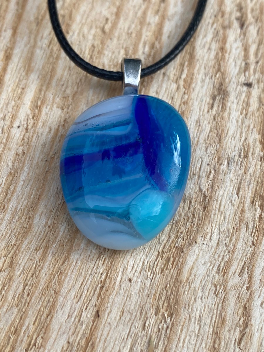 Blue Puddle Pendant