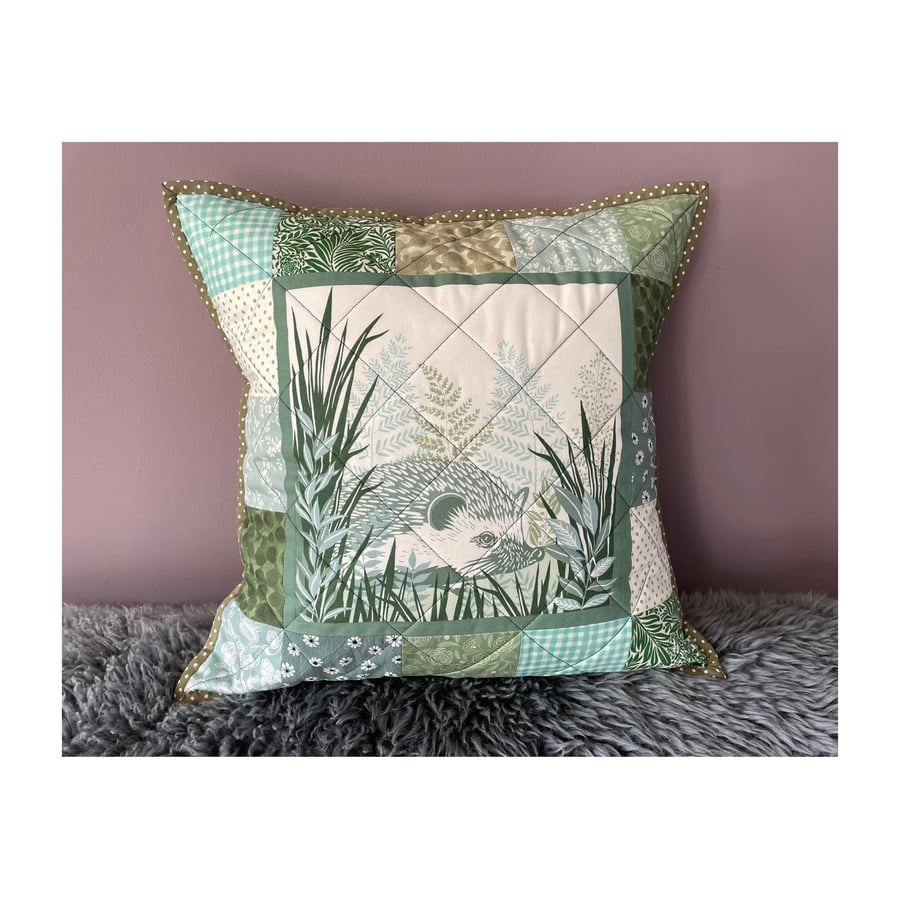 Mr Hedgehog - cushion cover 