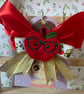 Back to School Hair Bow – Cute & Fun Hair Clip Apple  - Image 1