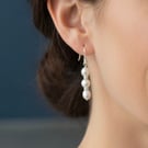 Sterling Silver Freshwater Pearl Earrings 