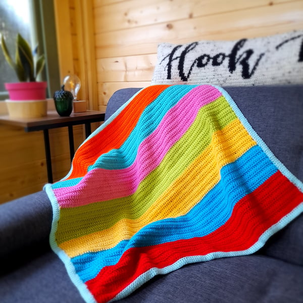 Crochet Baby Blanket - Festival