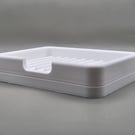 Draining Soap Dish with Drip Tray - Two-Part Bar Soap Holder - Made in the UK