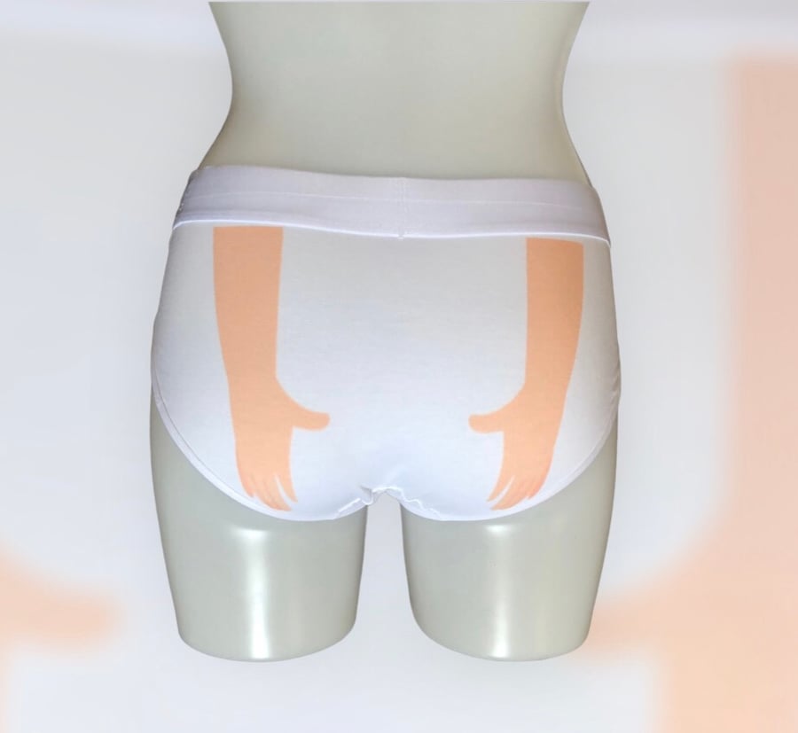 Woman’s Underwear, Hands Grabbing Bum. Christmas Gifts For Her