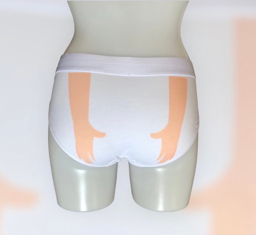 Woman’s Underwear, Hands Grabbing Bum. Christmas Gifts For Her