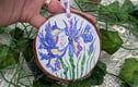  Floral Log Slice Decorations 