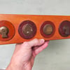 Vintage Tape Measure Key and Letter Rack 18