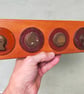 Vintage Tape Measure Key and Letter Rack 18