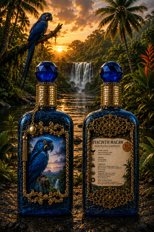 Hyacinth Macaw Conservation Bottle