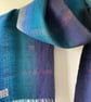 Saltwick Bay Handwoven Herringbone Merino and Silk Scarf - Image 5