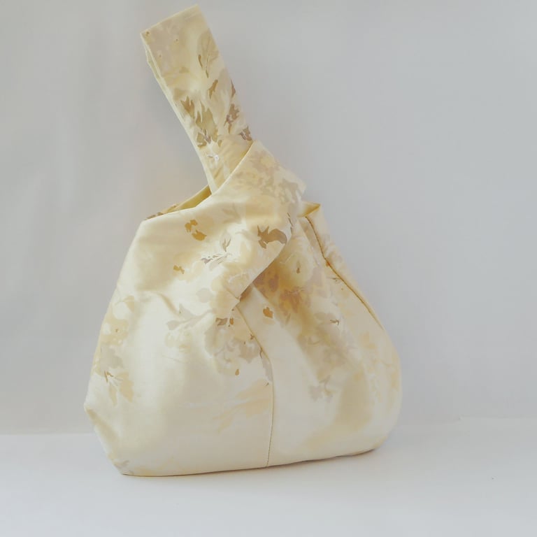 Japanese Knot bag in printed silk