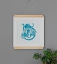 Letter O Print - octopus, initial print,, alphabet print, typography, carnival - Image 3