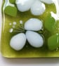 Fused Glass Myrtle Flower Suncatcher: Botanical Bedroom Decor - Image 5