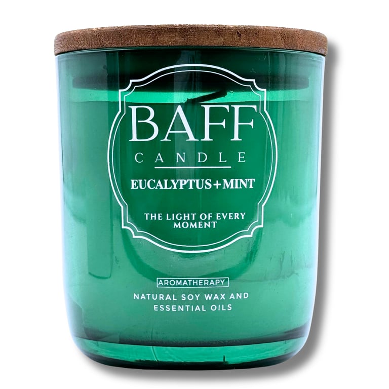 Eucalyptus Mint Soy Wax Luxury Candle