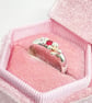 Ruby Silver and Gold Ring Handmade  - Image 3