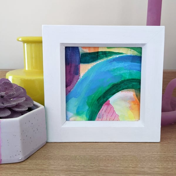 The Stream, Framed Small Painting Gift