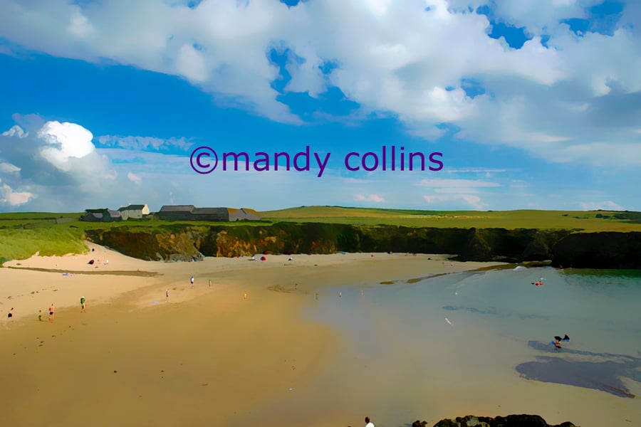 'Cable Bay Anglesey'  - A4 Epson Archival Matte art print