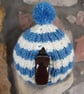 Vegan Small Tea Cosy for 2 Cup Tea Pot, Cornish Style, Hand Knitted - Image 6