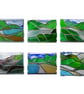 Tropical Beach Stained Glass Picture Landscape 002 - Image 8