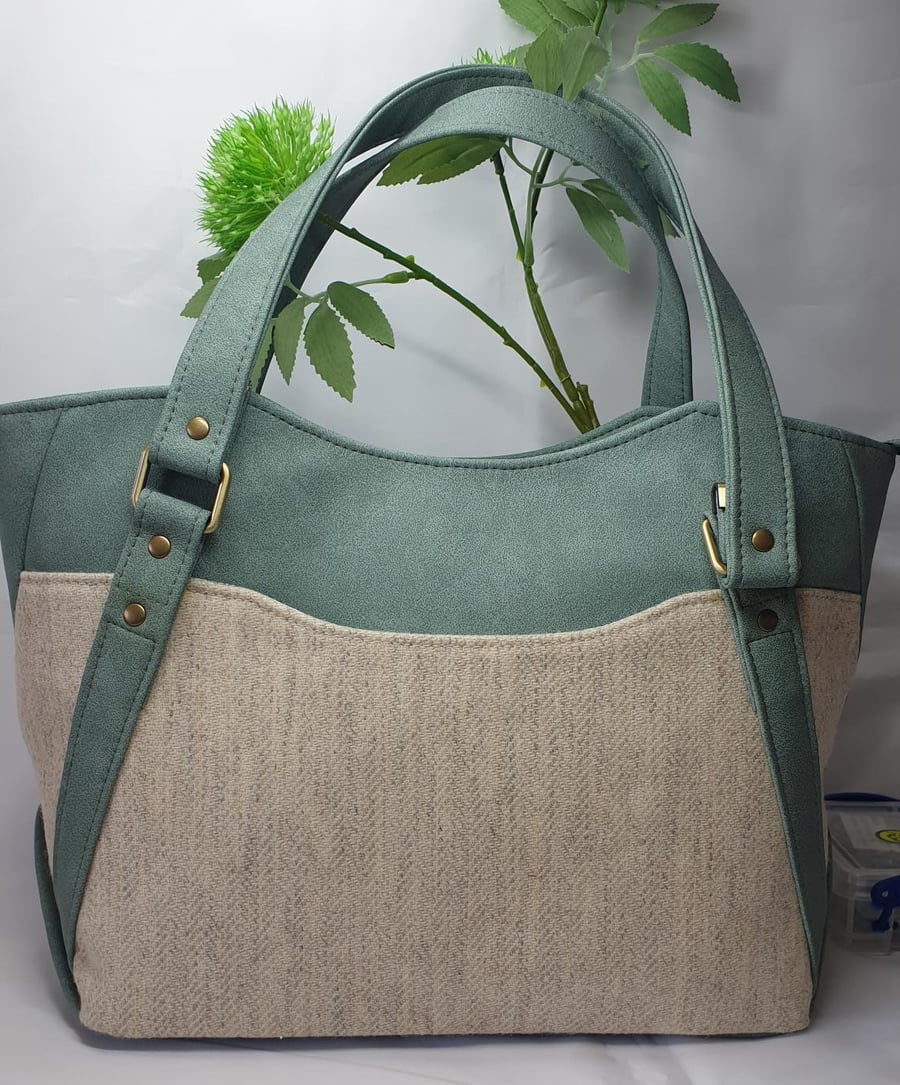 Yorkshire tweed handbag